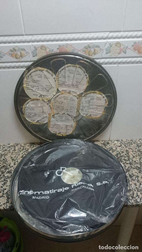 Cinema: CAJA METALICA Y ROLLO PELICULA CINEMATIRAJE RIERA