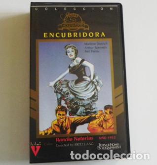 Cine: CAR&Aacute;TULA DE ENCUBRIDORA - DE CINTA VHS - CINE - MARLENE DIETRICH - ARTHUR KENNEDY FERRER FRITZ LANG