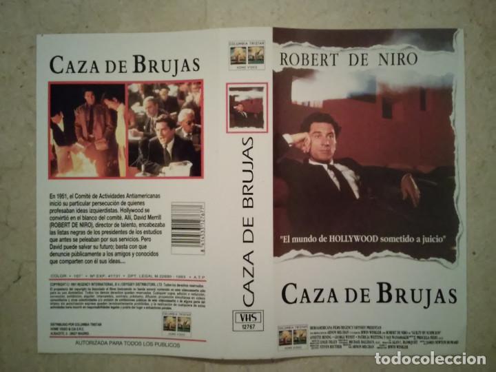 Cine: CARATULA ORIGINAL -A4- CAZA DE BRUJAS - ROBERT DE NIRO - ARCHIVO