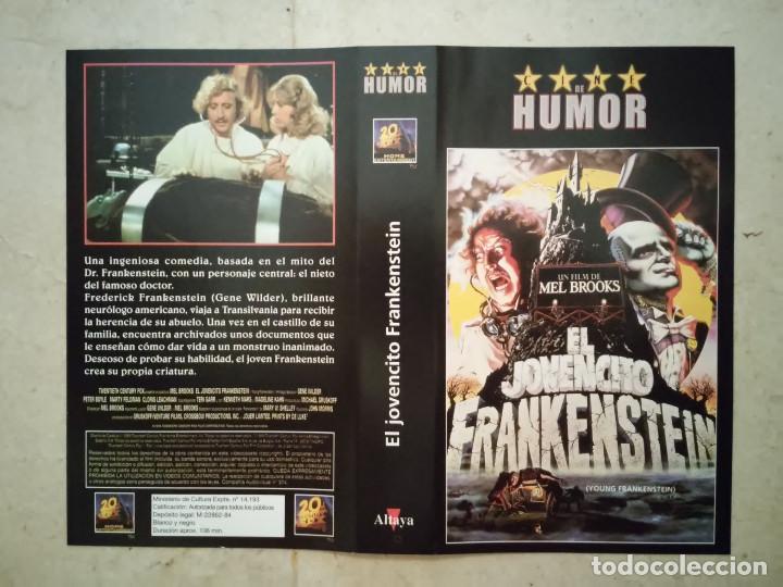 Cine: CARATULA ORIGINAL -A4- EL JOVENCITO - FRANKENSTEIN - CARPETA - GENE WILDER