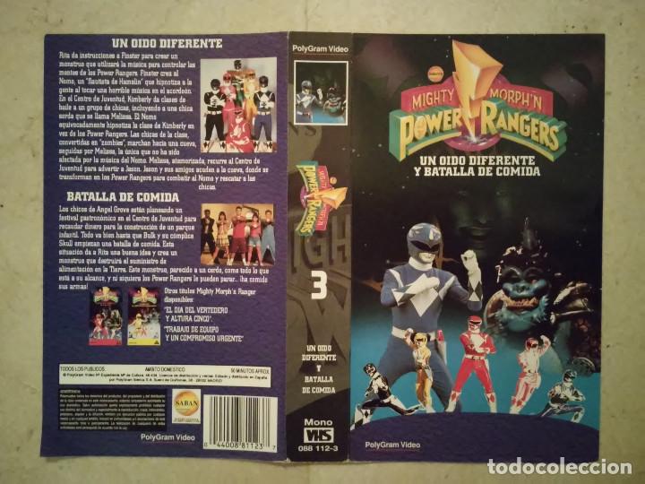 Cinema: CARATULA ORIGINAL -A4- POWER RANGERS - ARCHIVO - UN OIDO DIFERENTE