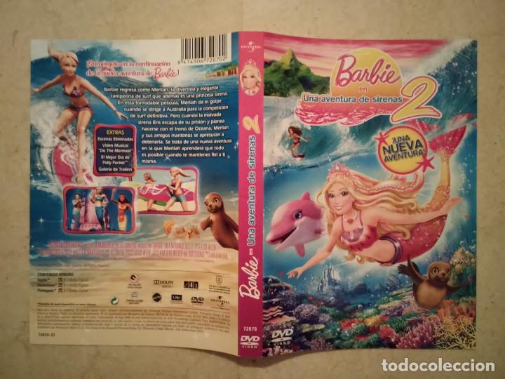 Cine: CARATULA ORIGINAL -A4- BARBIE UNA AVENTURA DE SIRENAS 2 - INFANTIL - ANIMACION