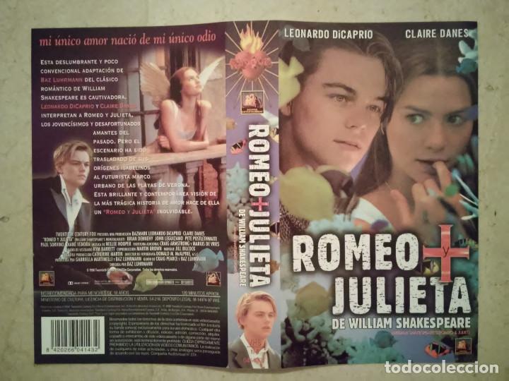 Cine: CARATULA ORIGINAL -A4- ROMEO Y JULIETA - CLAIRE DANES - ARCHIVO - LEONARDO DICAPRIO