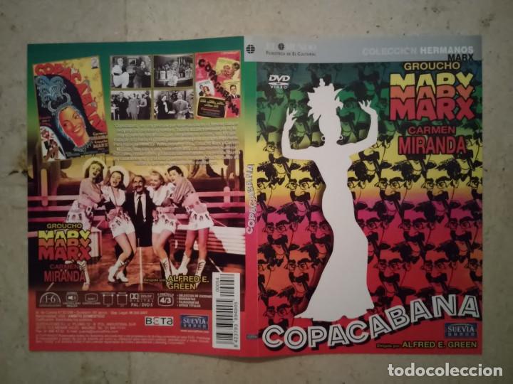 Cine: CARATULA ORIGINAL -A4- COPACABANA - HERMANOS MARX - ARCHIVO - CARMEN MIRANDA