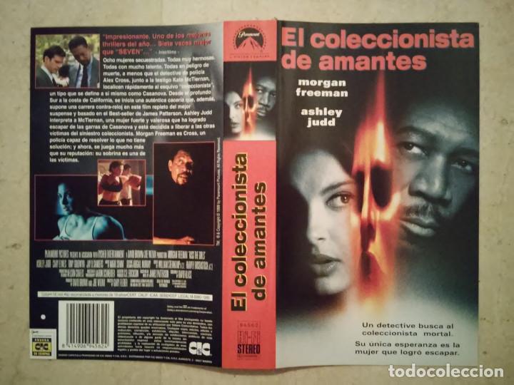 Cine: CARATULA ORIGINAL -A4- EL COLECCIONISTA DE AMANTES - ASHLEY JUDD - TERROR - MORGAN FREEMAN