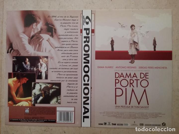 Cine: CARATULA ORIGINAL -A4- DAMA DE PORTO PIM  - ARCHIVO - EMMA SUAREZ