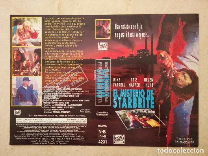 Cine: CARATULA ORIGINAL -A4- EL MISTERIO DE STARBRITE - THRILLER TERROR - HELEN HUNT -TESS HARPER