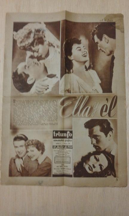 Kino: .RECORTE PUBLICIDAD EL CINE  ** TRIUNFO- SEMANARIO GR&Aacute;FICO ** 13 JULIO 1946 CALIFORNIA DESPU&Eacute;S 0SCAR