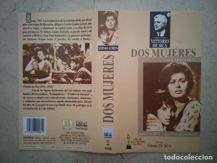 Cine: CARATULA ORIGINAL -A4- DOS MUJERES - SOFIA LOREN - ALBUM - VITTORIO DE SICA
