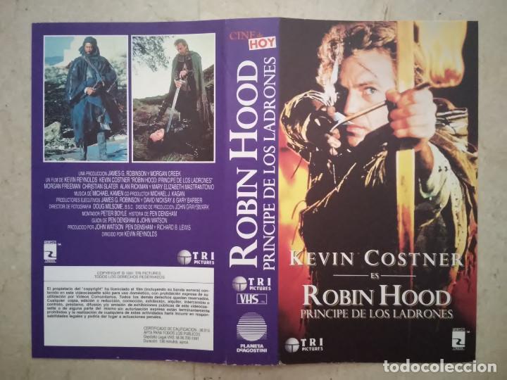 Cine: CARATULA ORIGINAL -A4- PRINCIPE DE LOS LADRONES (Cine Hoy) - ROBIN HOOD - KEVIN COSTNER