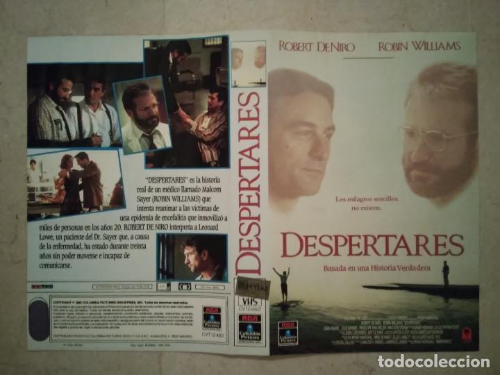 Cine: CARATULA ORIGINAL -A4- DESPERTARES - ROBERT DE NIRO - ARCHIVO - ROBIN WILLIAMS