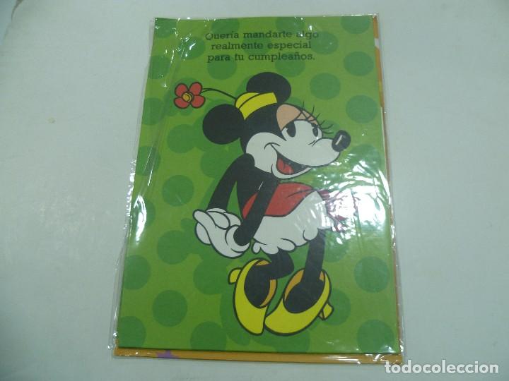 Cine: Tarjeta felicitaci&oacute;n Minnie-Disney