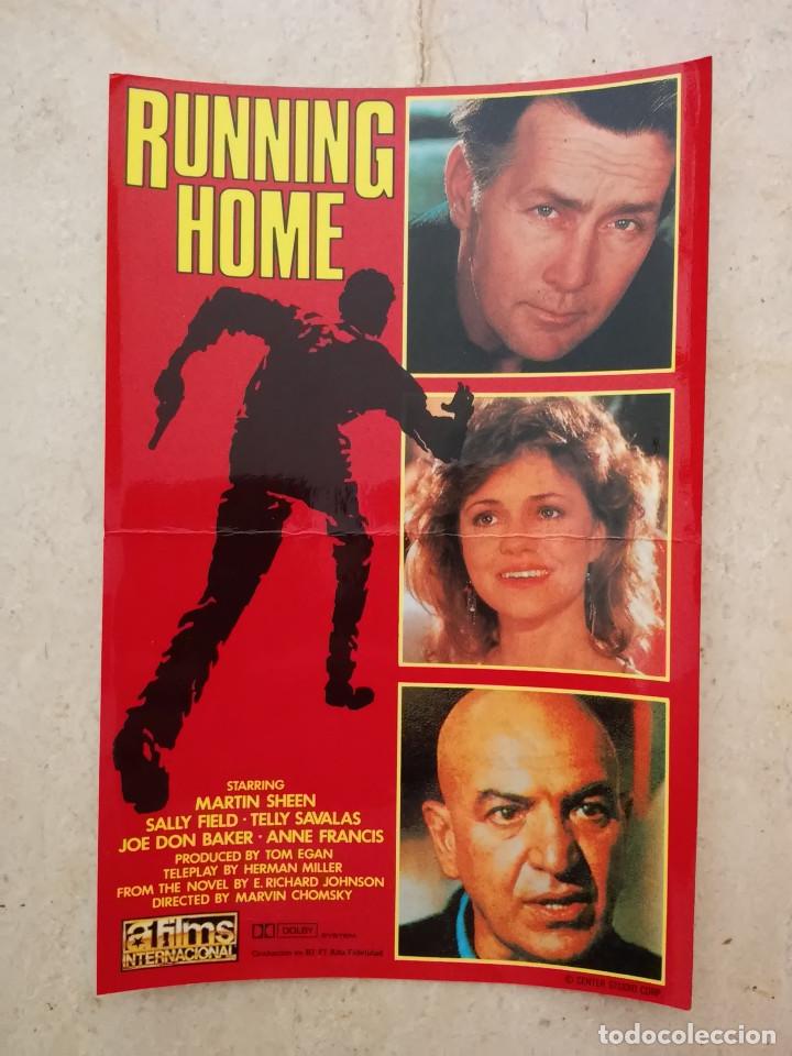 Cinema: MINI-CARTEL ORIGINAL -13*18- RUNNING HOME - ALBUM - SALLY FIELD