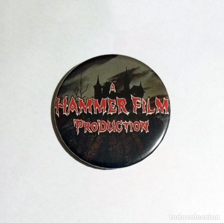Cine: HAMMER FILM PRODUCTIONS - CHAPA 59mm (CON IMPERDIBLE)