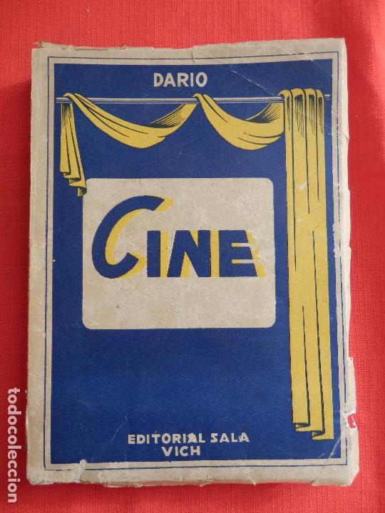 Cinema: cine cuentos y verdades, edit. sala vich 1950, libro bolsillo 230 paginas