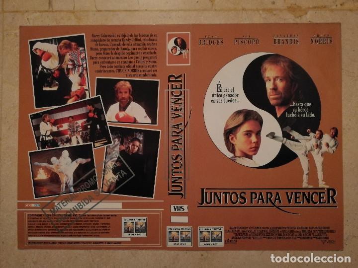 Cine: CARATULA ORIGINAL -A4- JUNTOS PARA VENCER - KARATE - CHUCK NORRIS - kung fu