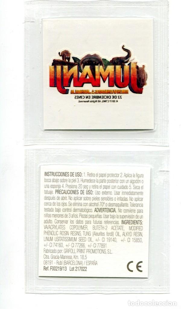 Cine: JUMAJI, con Dwayne Johnson.CALCAMON&Iacute;A. 5 X 5 CMS.