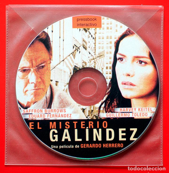 Cine: CD. El Misterio Galindez. Kit de prensa. Harvey Keitel, Saffron Burrows. Pressbook Promocional.