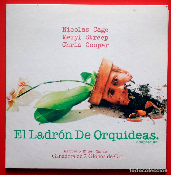 Cine: CD. El Ladr&oacute;n De Orqu&iacute;deas (Adaptation). Kit de prensa. Spike Jonze. Pressbook Promocional.