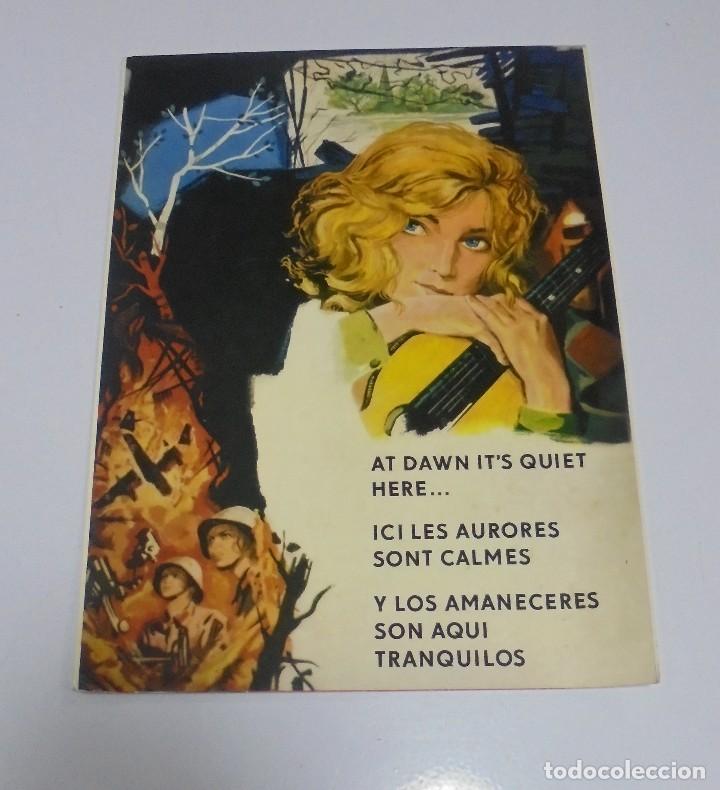 Cine: GUIA DE CINE. Y LOS AMANECERES SON AQUI TRANQUILOS. DESPLEGABLE. 23 X 32CM. VER FOTOS