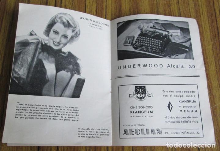 Cine: PROGRAMA CAPITOL 1934 &ndash; 1935 // Con ilustraciones a b/n - Foto 6