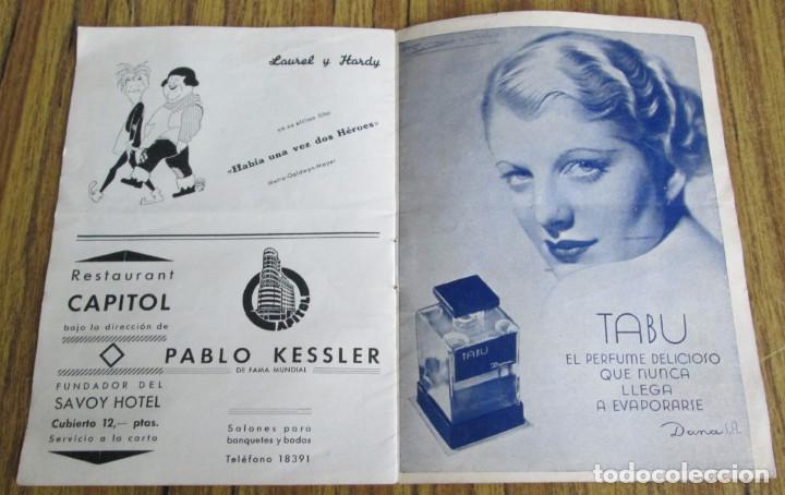 Cine: PROGRAMA CAPITOL 1934 &ndash; 1935 // Con ilustraciones a b/n - Foto 7