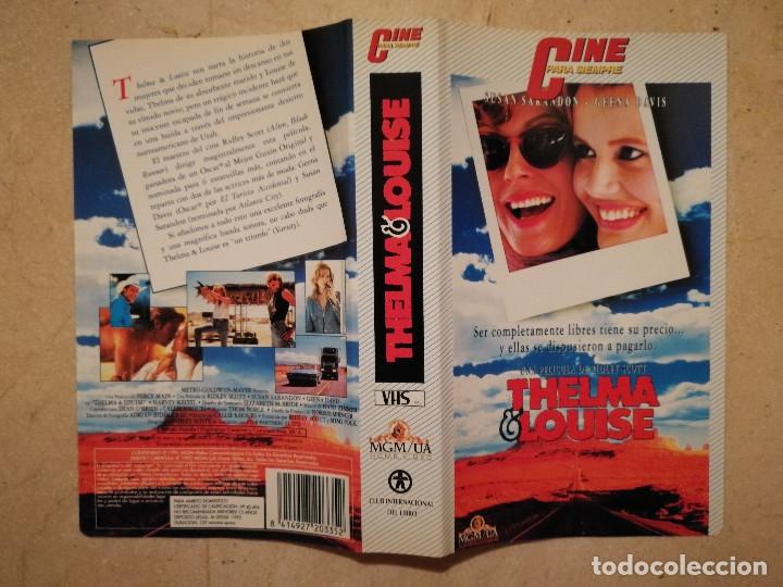 Cine: CARATULA ORIGINAL -A4- THELMA Y LOUISE - SUSAN SARANDON - ARCHIVO - RIDLEY SCOTT