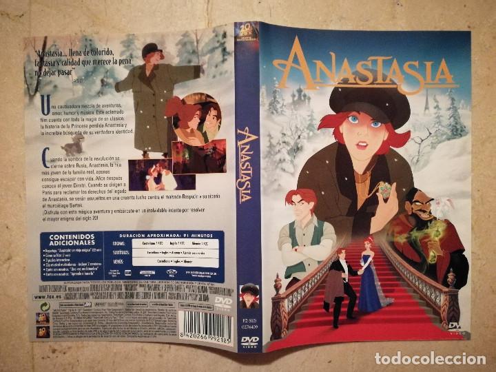 Cine: CARATULA ORIGINAL -A4- ANASTASIA - DIBUJOS ANIMADOS - INFANTIL - DON BLUTH