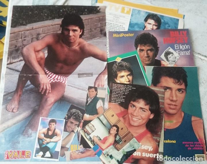 Cine: Bill Hufsey Memorabilia. Posters, foto recortes, cromos... (Tele Indiscreta, Super Pop...circa 1986)