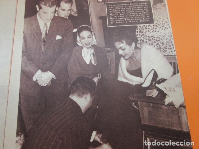 Cine: ARTICULO 1957 - CARMEN SEVILLA GRAN SUBASTA RADIO JUVENTUD POR VALENCIA FALLERA MAYOR - 12 PAGINAS