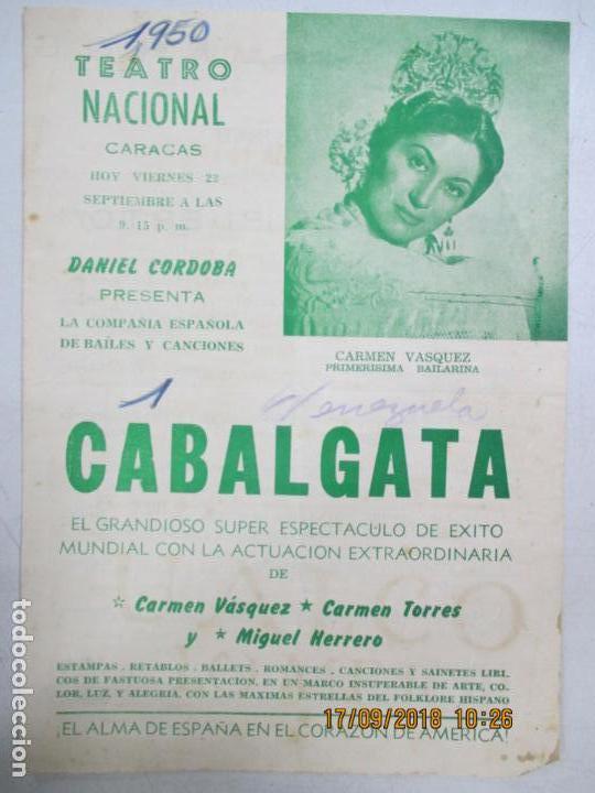 Cine: TEATRO NACIONAL. CUBA. PROGRAMA DEL ESPECTACULO. CAFE DE PUERTO, NOCHE EN CATALAYUD. VER