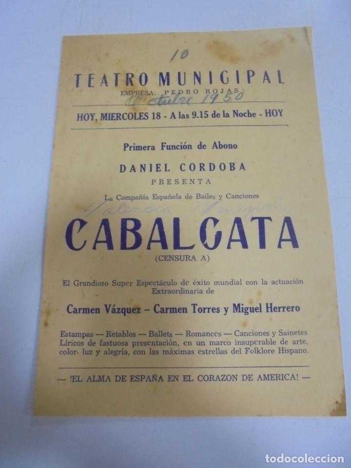 Cine: TEATRO MUNICIPAL. CUBA. PROGRAMA DE ESPECTACULO. CAFE DE PUERTO, NOCHE EN CATALAYUD. VER