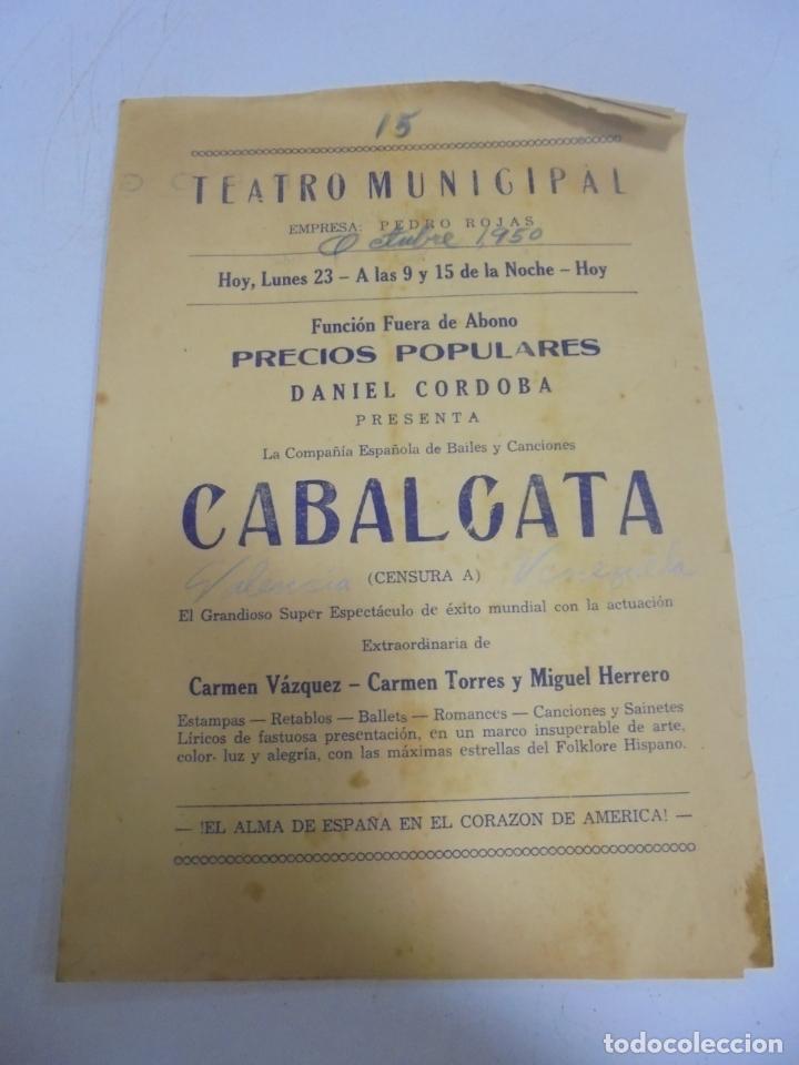 Cinema: TEATRO MUNICIPAL, CUBA. PROGRAMA DE ESPECTACULO. EL ASOMBRO DE DAMASCO, A ORILLAS DEL EBRO. VER