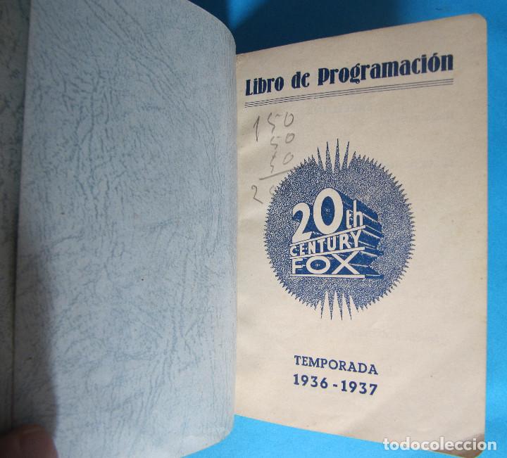 Cine: LIBRO DE PROGRAMACI&Oacute;N. TEMPORADA 1936 - 37. 20TH CENTURY FOX. - Foto 3
