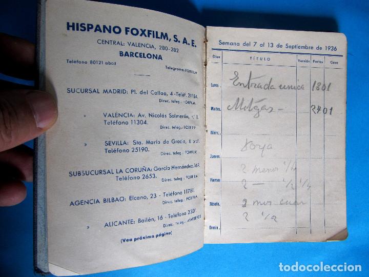 Cine: LIBRO DE PROGRAMACI&Oacute;N. TEMPORADA 1936 - 37. 20TH CENTURY FOX. - Foto 4
