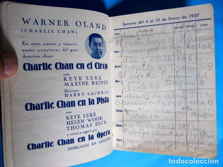 Cine: LIBRO DE PROGRAMACI&Oacute;N. TEMPORADA 1936 - 37. 20TH CENTURY FOX. - Foto 9