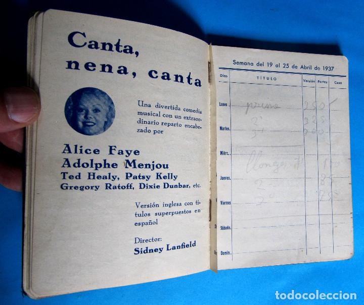 Cine: LIBRO DE PROGRAMACI&Oacute;N. TEMPORADA 1936 - 37. 20TH CENTURY FOX. - Foto 10