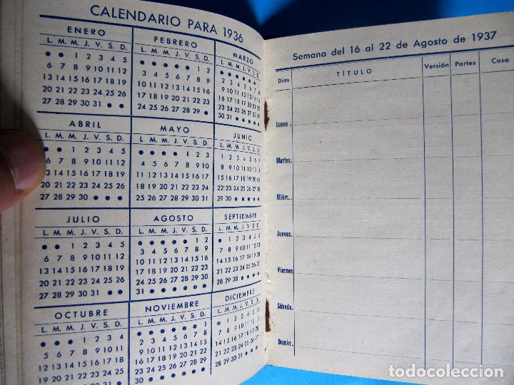Cine: LIBRO DE PROGRAMACI&Oacute;N. TEMPORADA 1936 - 37. 20TH CENTURY FOX. - Foto 12