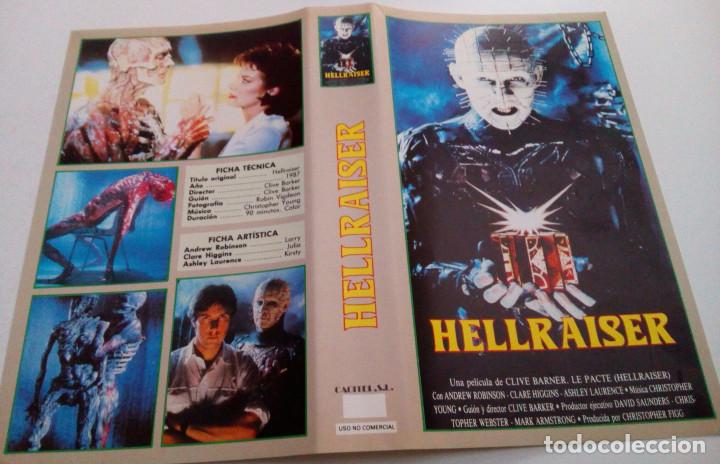 Cine: HELLRAISER.CARATULA VHS. - Foto 1