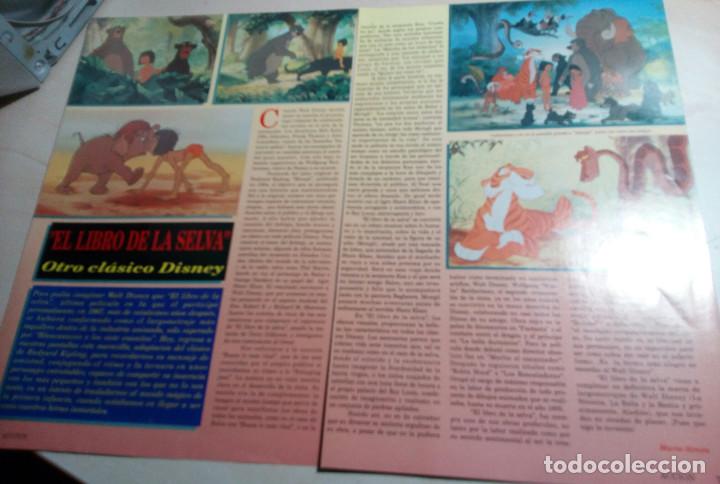 Cine: DISNEY.EL LIBRO DE LA SELVA.REPORTAJE.1992.