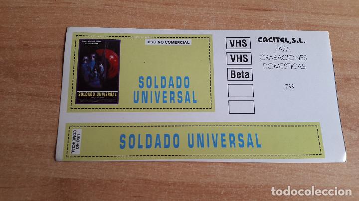 Cine: pegatina CINE PELICULA -- SOLDADO UNIVERSAL -- jean-claude van damme - Dolph Lundgren
