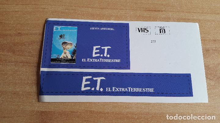 Cine: pegatina CINE PELICULA -- E.T. EL EXTRATERRESTRE -- STEVEN SPIELBERG