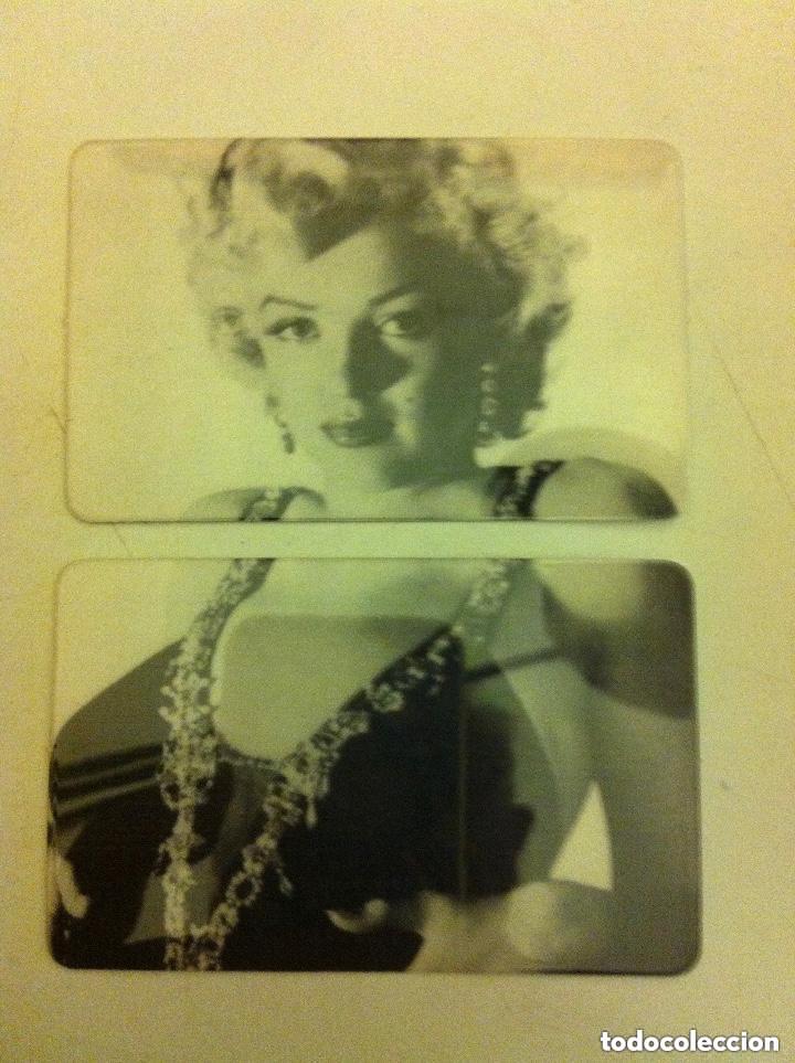 Cine: Marilyn Monroe -lote de 2 tarjetas telefonicas