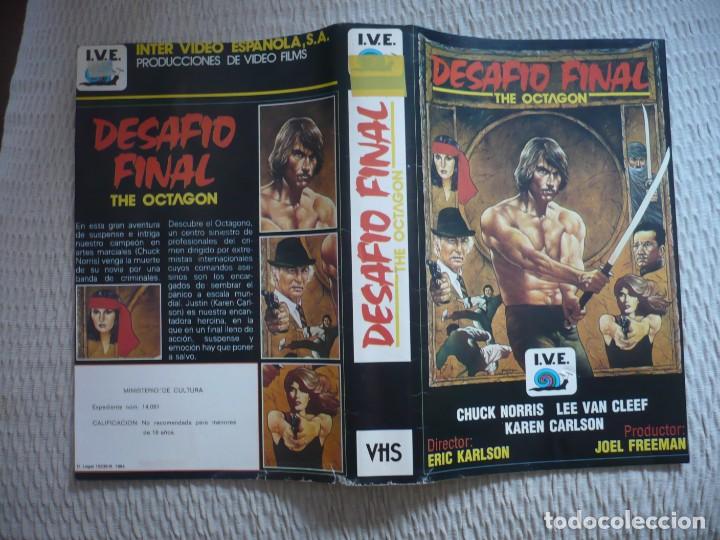 Cinema: (SOLO CARATULA ORIGINAL VHS) DESAFIO FINAL.