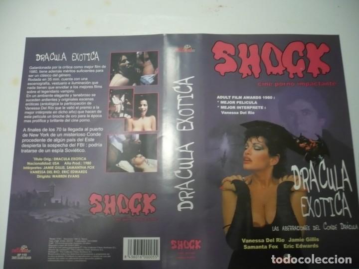 Cine: (SOLO CARATULA ORIGINAL VHS) DRACULA EXOTICA.