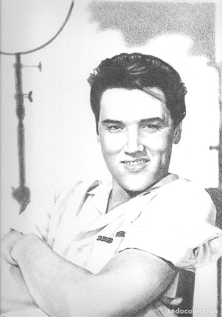 Cine: ELVIS PRESLEY - DIBUJO AL CARB&Oacute;N FDO. FRANCESC