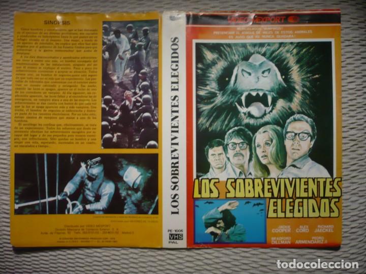 Cin&eacute;ma: (SOLO CARATULA ORIGINAL VHS) LOS SOBREVIVIENTES ELEGIDOS.