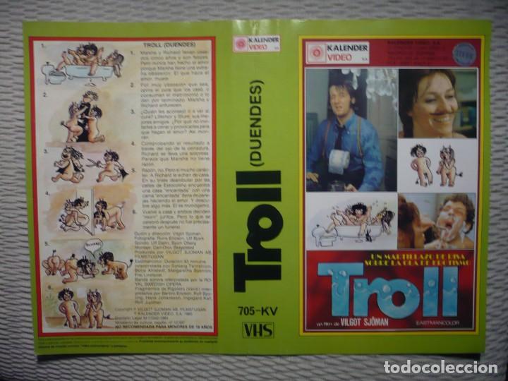 Cine: (SOLO CARATULA ORIGINAL VHS) TROLL. - Foto 1