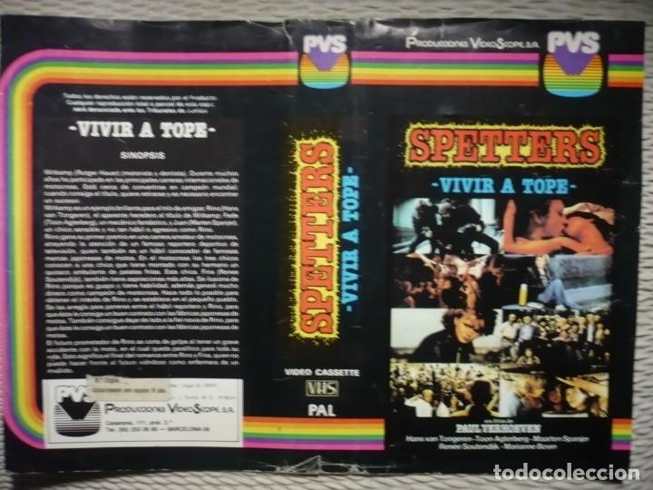 Cinema: (SOLO CARATULA ORIGINAL VHS) VIVIR A TOPE.
