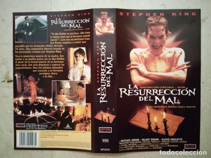 Cine: CARATULA ORIGINAL -A4- LA RESURRECION DEL MAL - STEPHEN KING - TERROR - MANGA